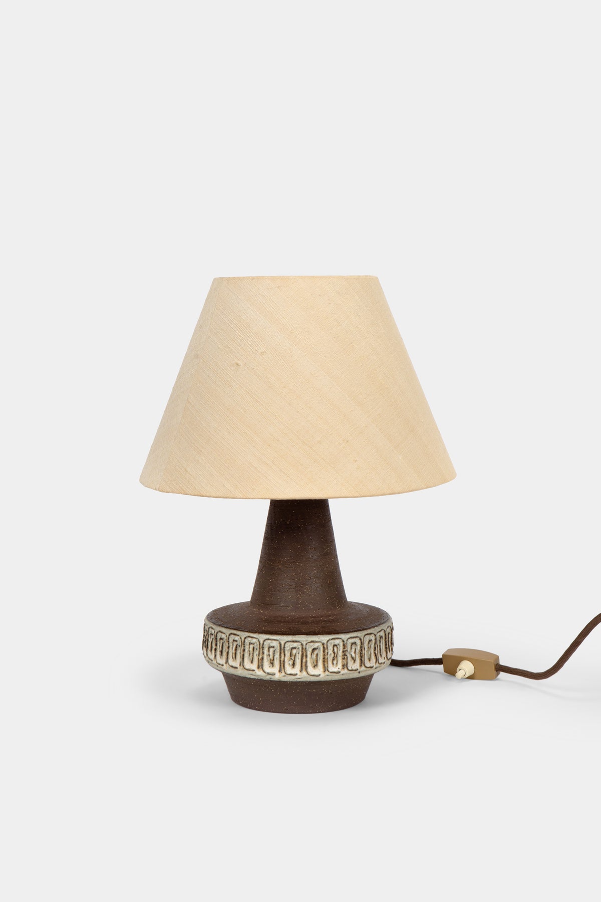 Glazed ceramic lamp, Michael Andersen & Son, Denmark, 1960s