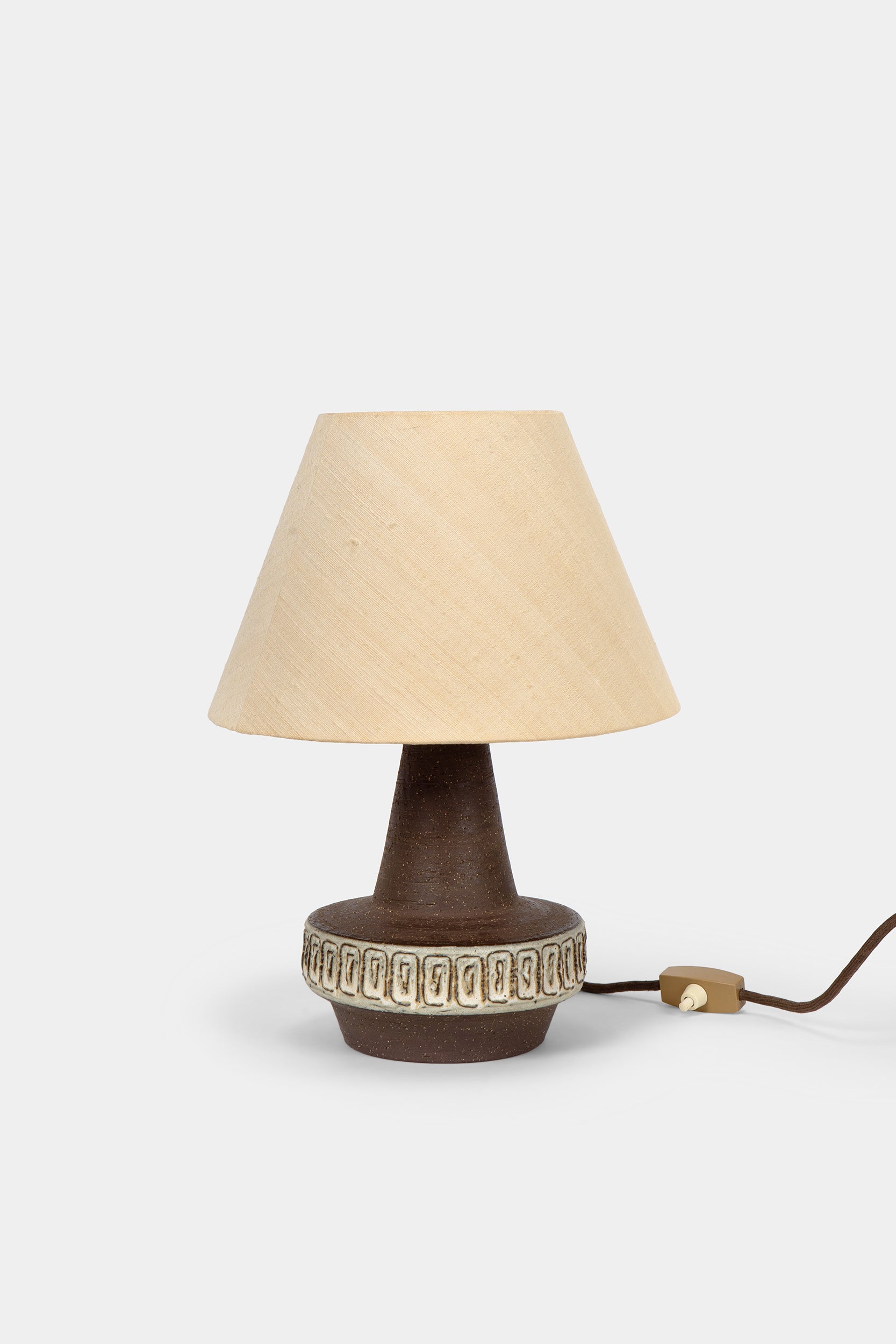 Glazed ceramic lamp, Michael Andersen & Son, Denmark, 1960s