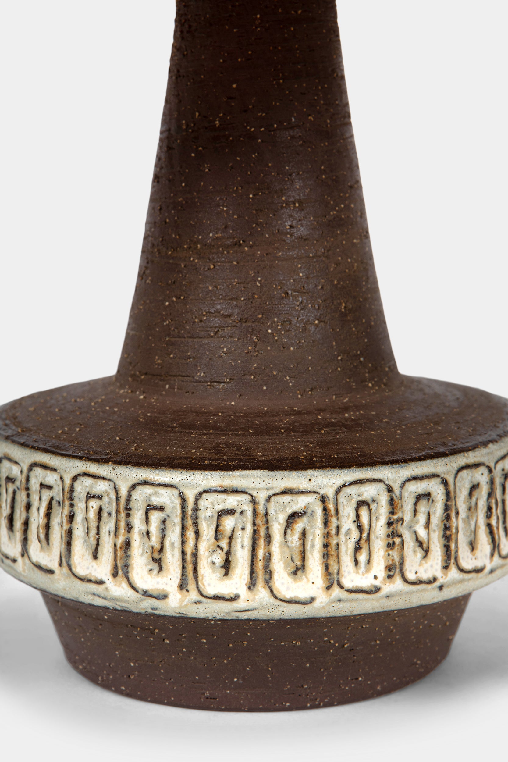 Glazed ceramic lamp, Michael Andersen & Son, Denmark, 1960s
