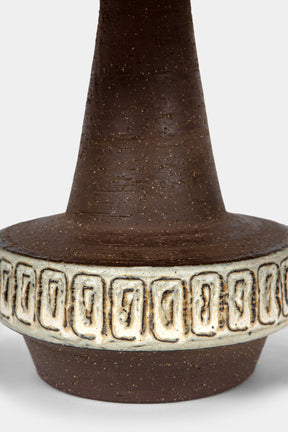 Glazed ceramic lamp, Michael Andersen & Son, Denmark, 1960s