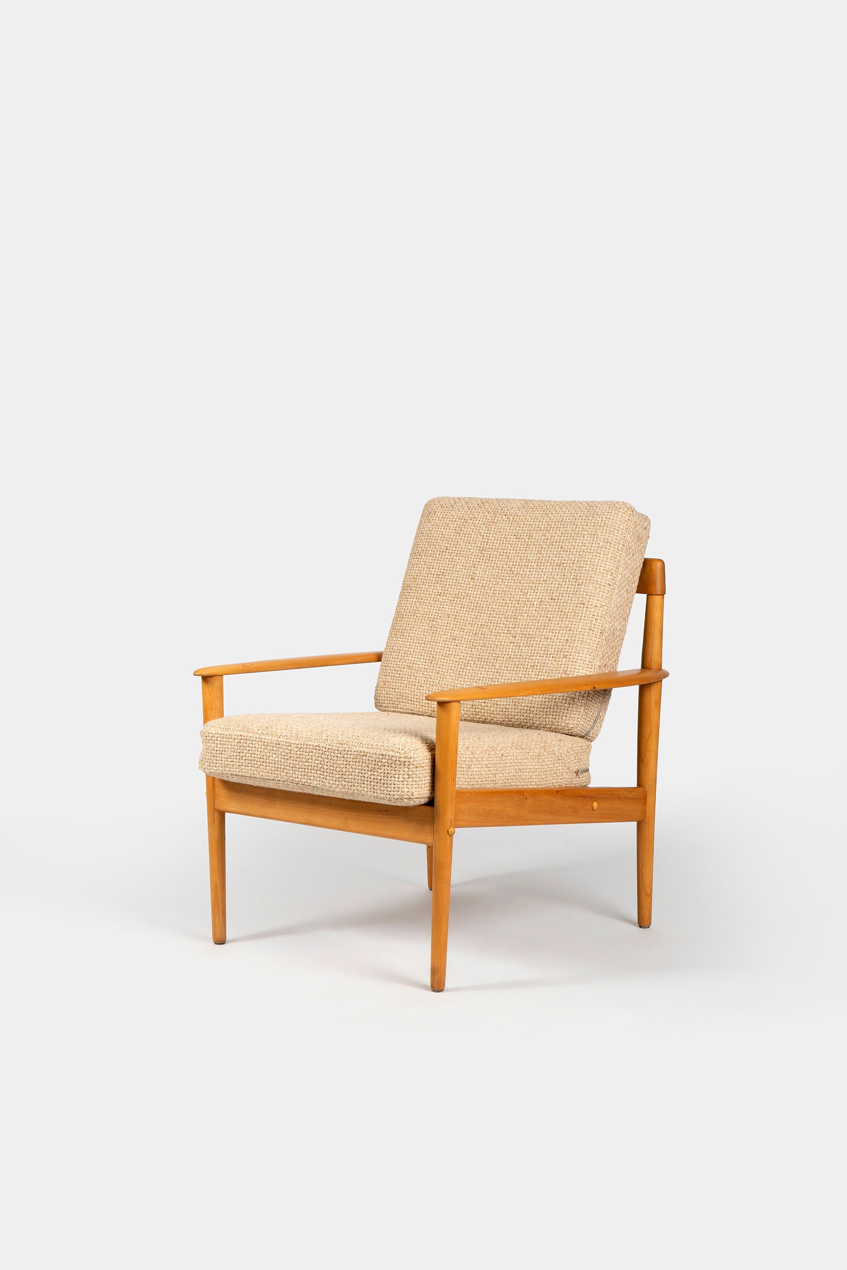Paar Grete Jalk, PJ-56 Lounge Sessel, Poul Jeppesen, 60er