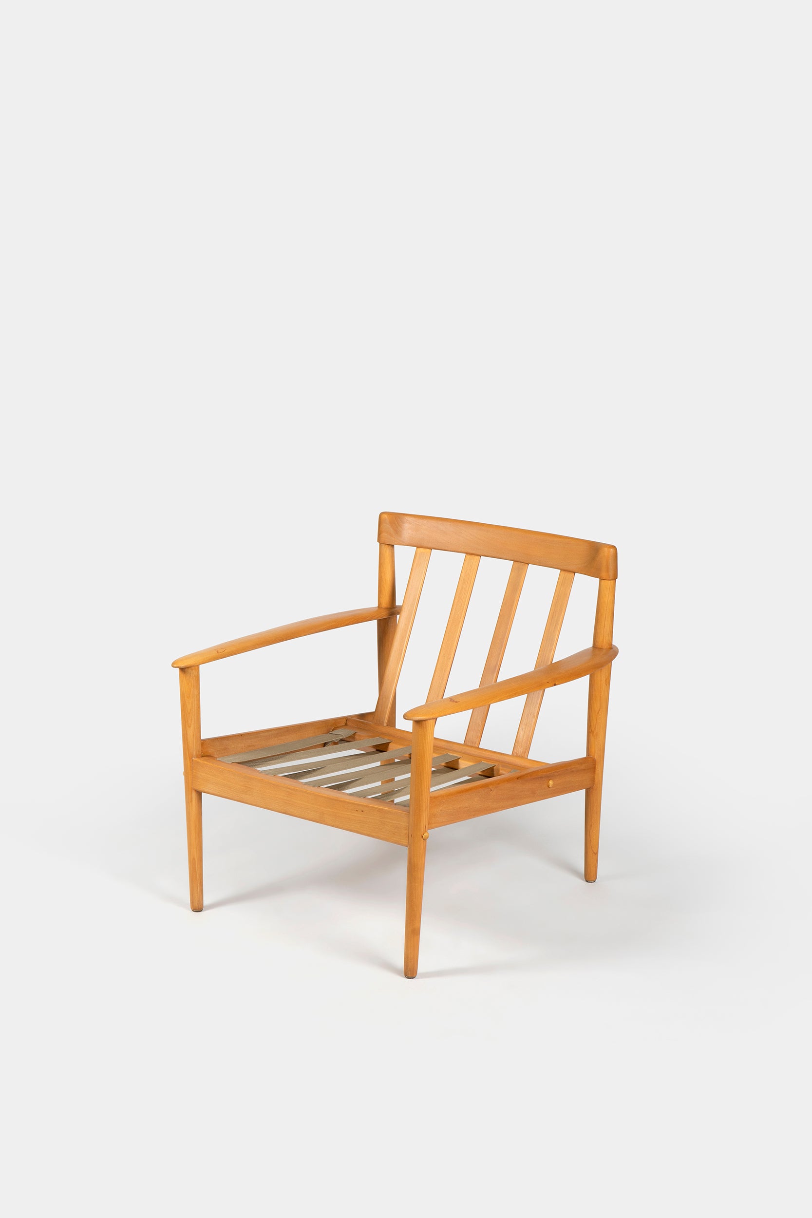 Paar Grete Jalk, PJ-56 Lounge Sessel, Poul Jeppesen, 60er