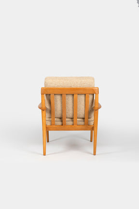 Paar Grete Jalk, PJ-56 Lounge Sessel, Poul Jeppesen, 60er