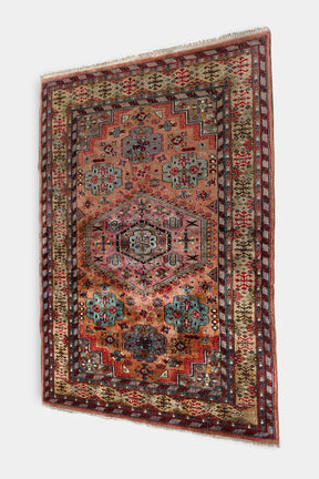 Hand-Knotted Pakistani Carpet, 60s