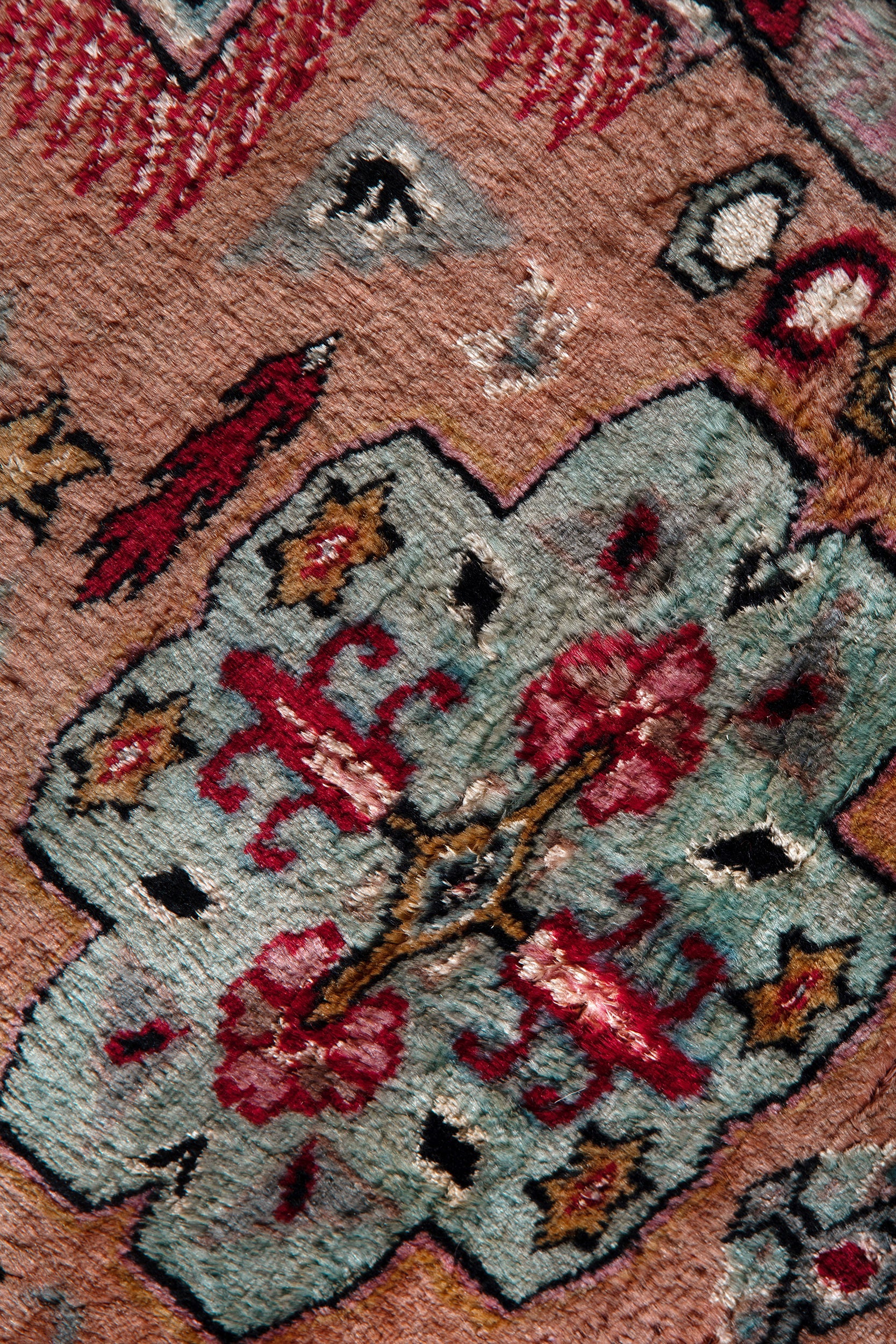 Hand-Knotted Pakistani Carpet, 60s