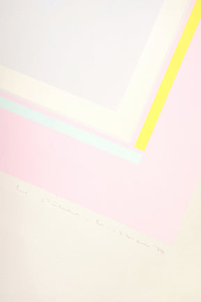 Willy Müller-Brittnau , Farbserigrafie, signiert, 70er