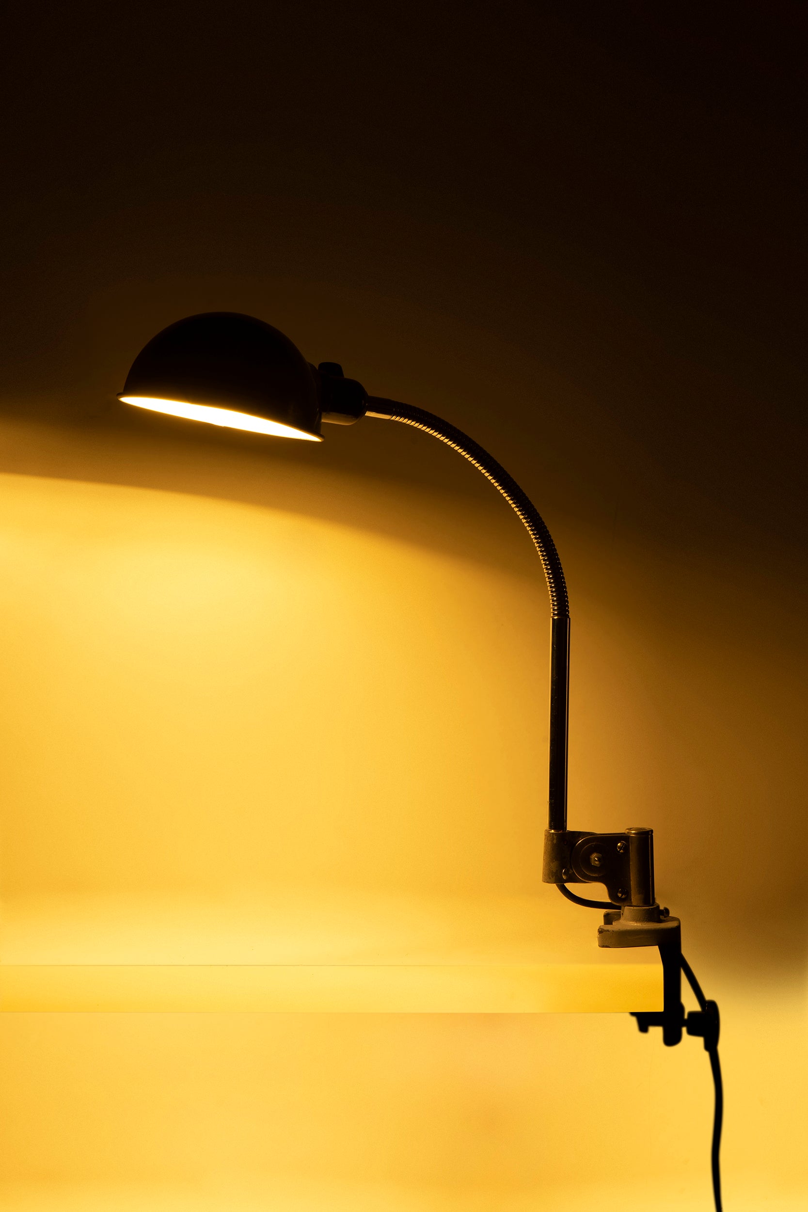 Bag Turgi industrial clamp lamp, 40s