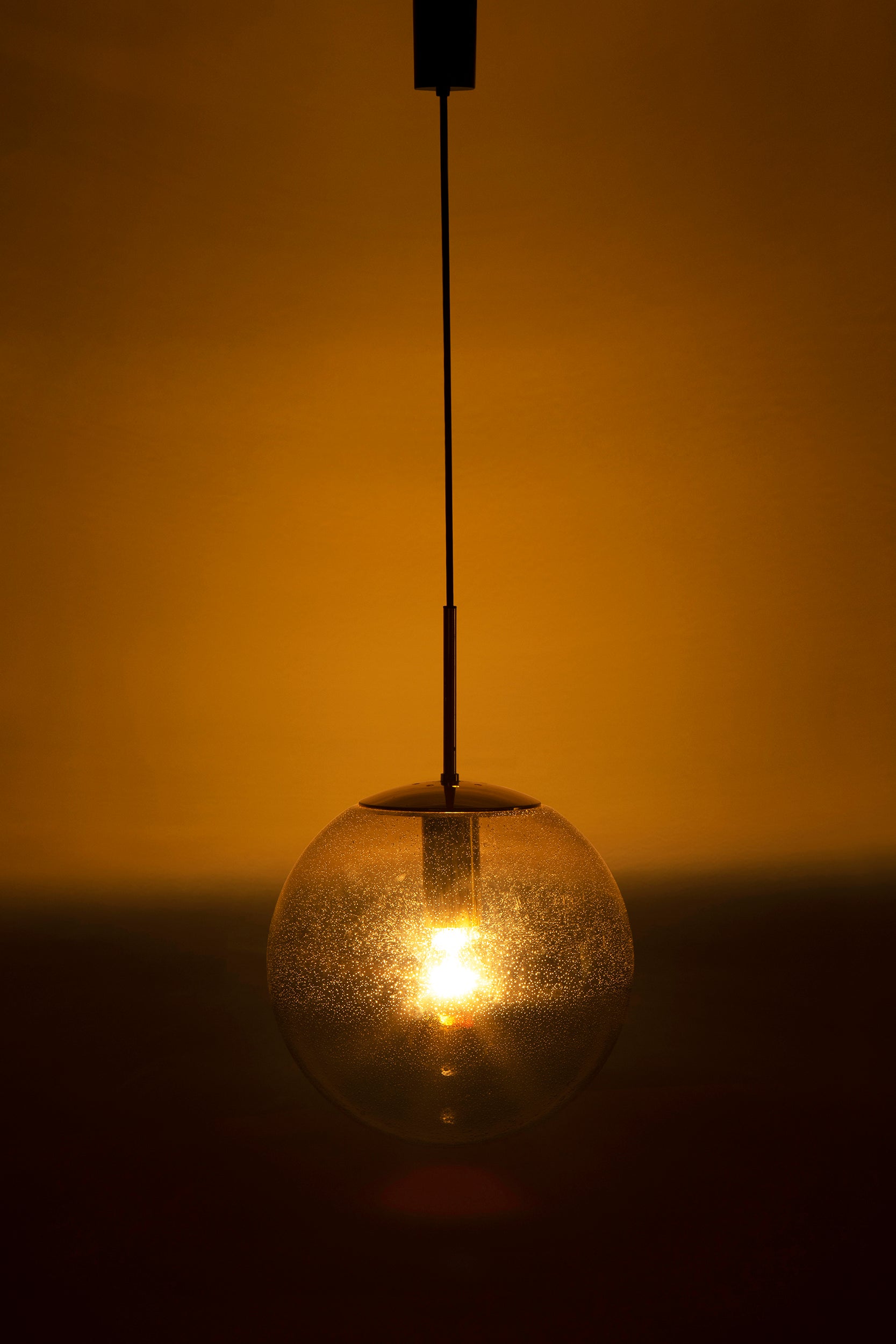 Sphere ceiling lamp Peill and Putzler, Germany, 70s