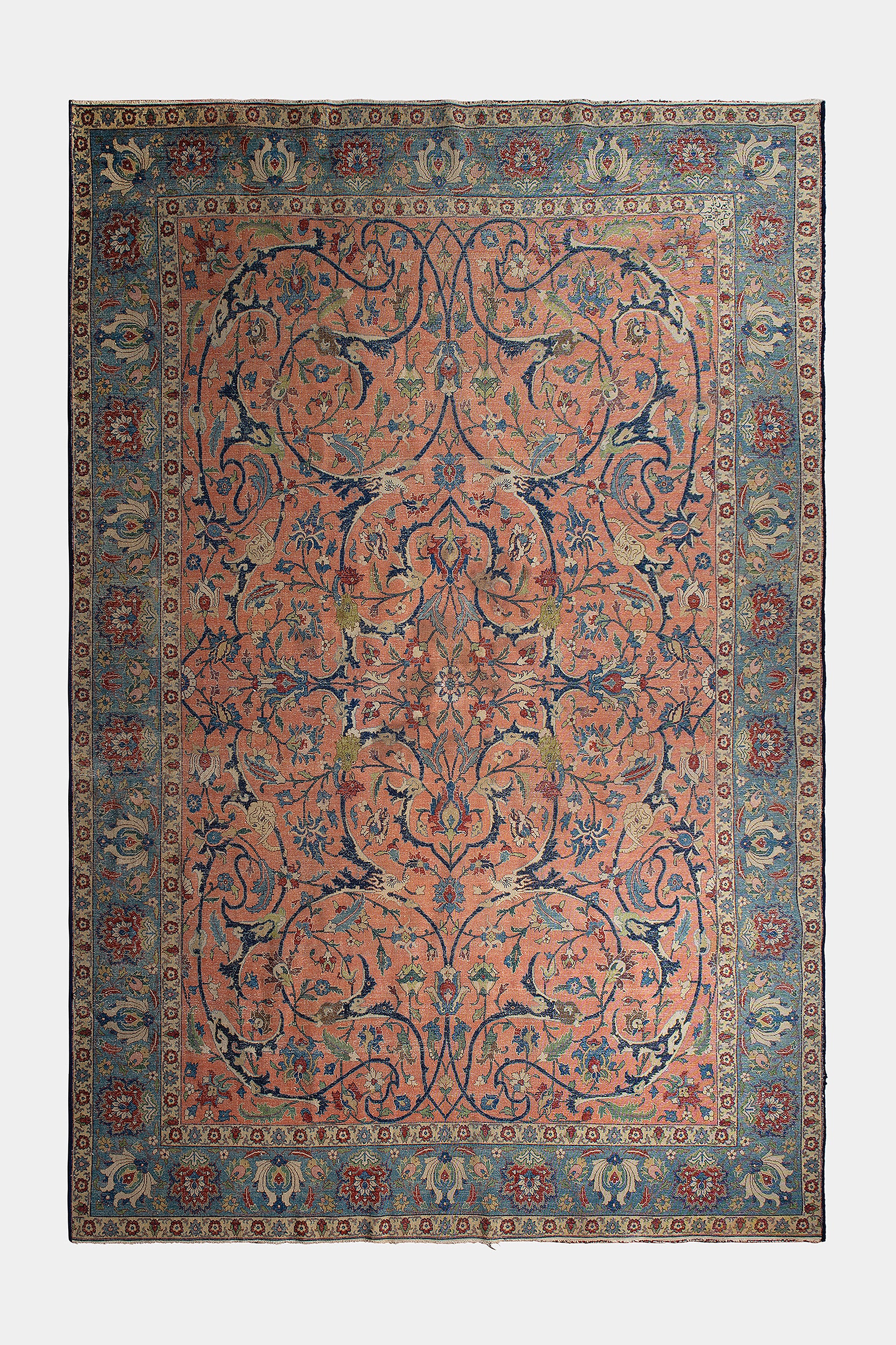 Large Tabriz carpet, Persia, 20s