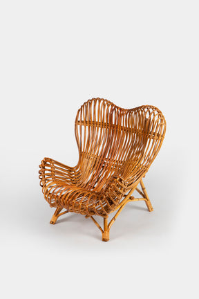 Franco Albini, Gala armchair, Bonacina, Italy, 1950s