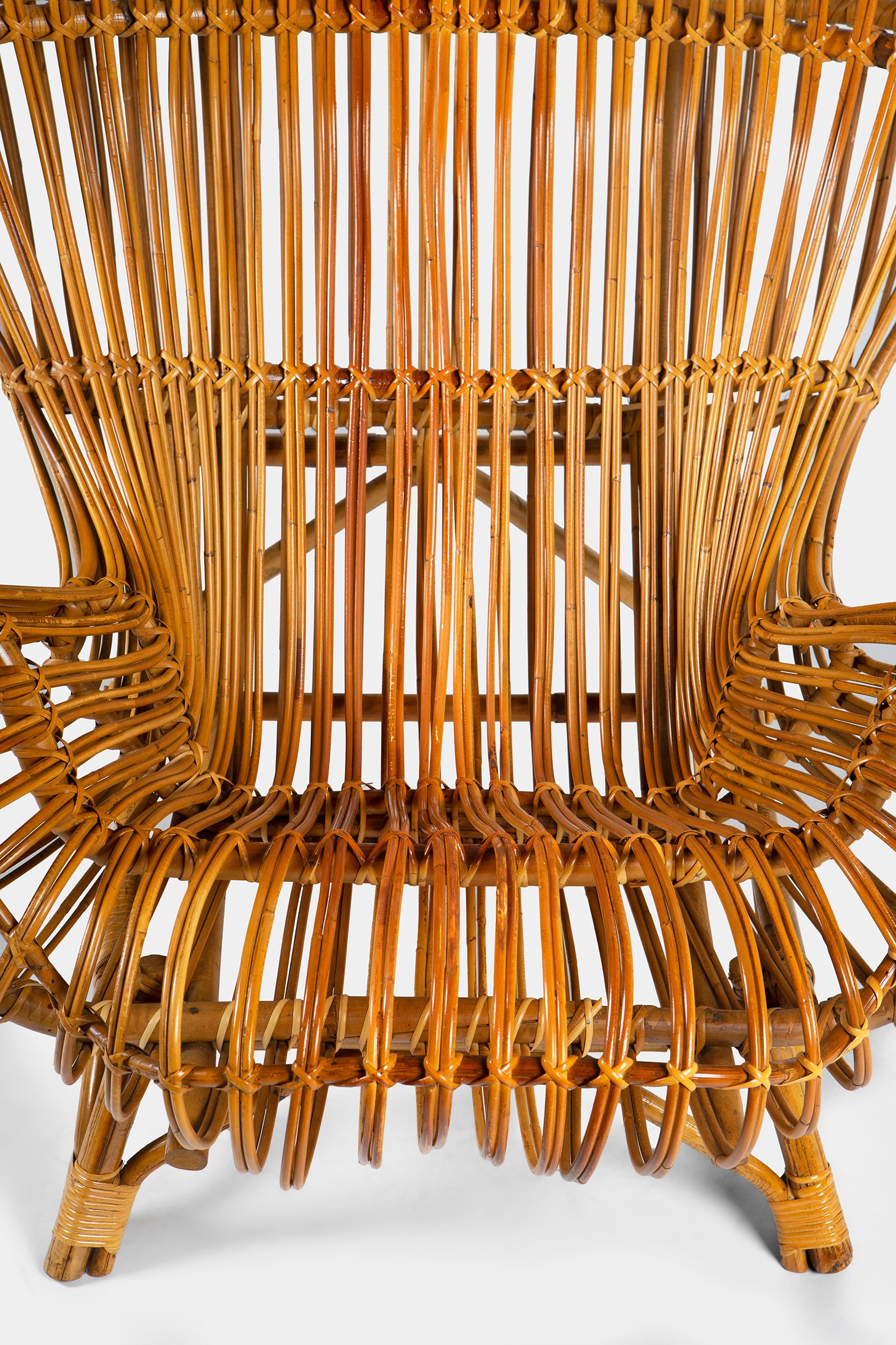 Franco Albini, Gala armchair, Bonacina, Italy, 1950s