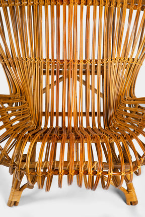 Franco Albini, Gala armchair, Bonacina, Italy, 1950s