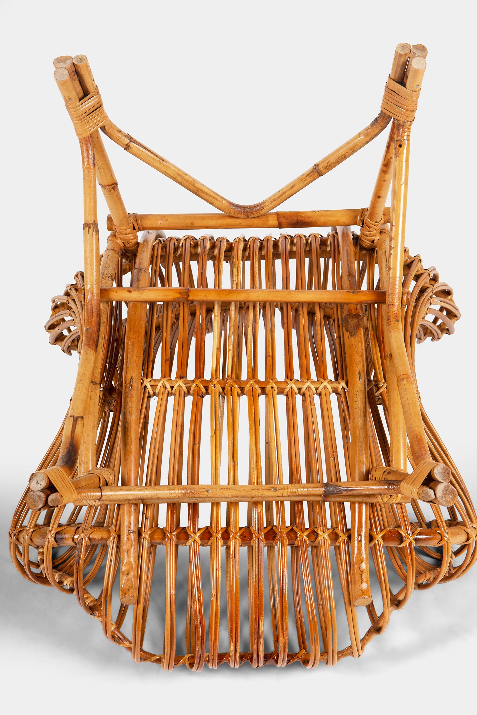 Franco Albini, Gala armchair, Bonacina, Italy, 1950s