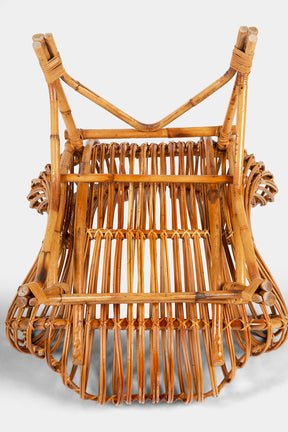 Franco Albini, Gala armchair, Bonacina, Italy, 1950s