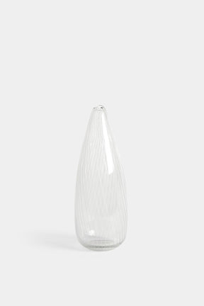 Tapio Wirkkala, Iittala, Gravierte Glas Vase J1673, Finland, 50er