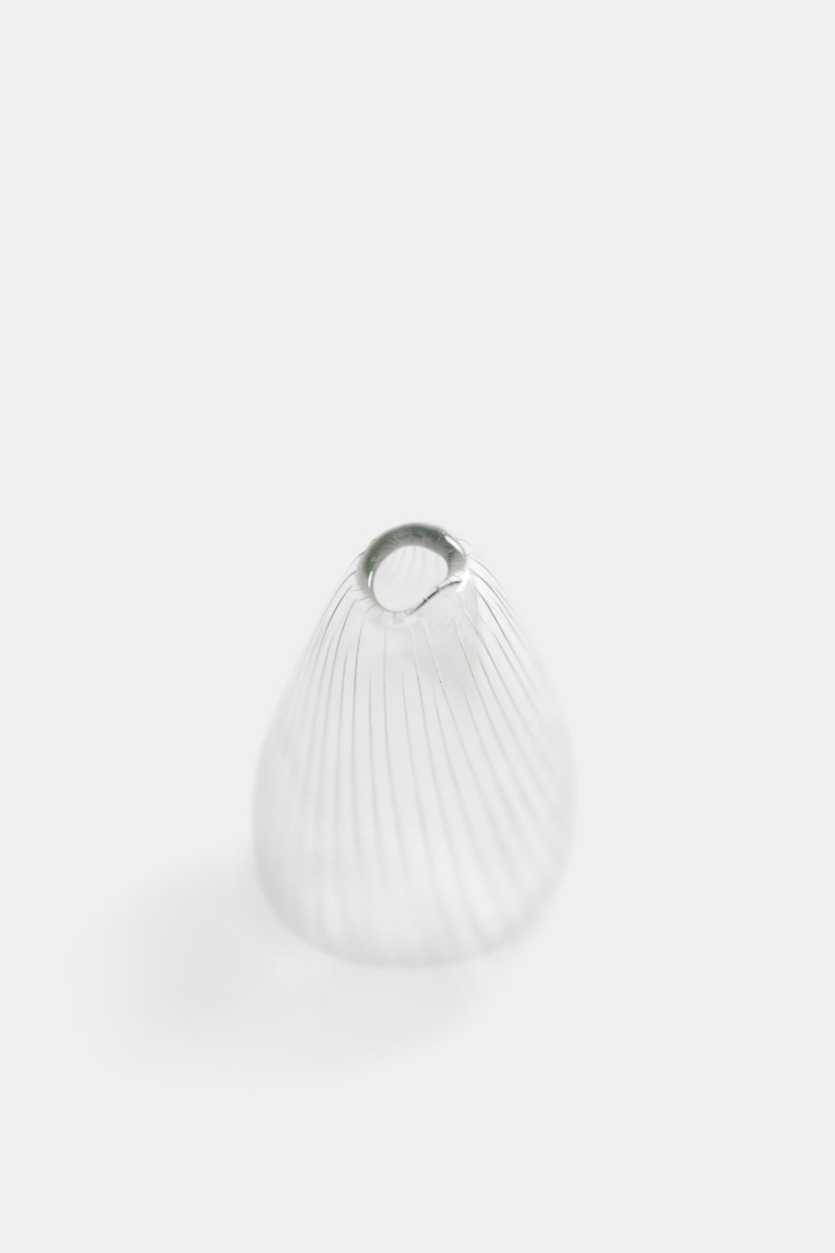 Tapio Wirkkala, Iittala, Gravierte Glas Vase J1673, Finland, 50er