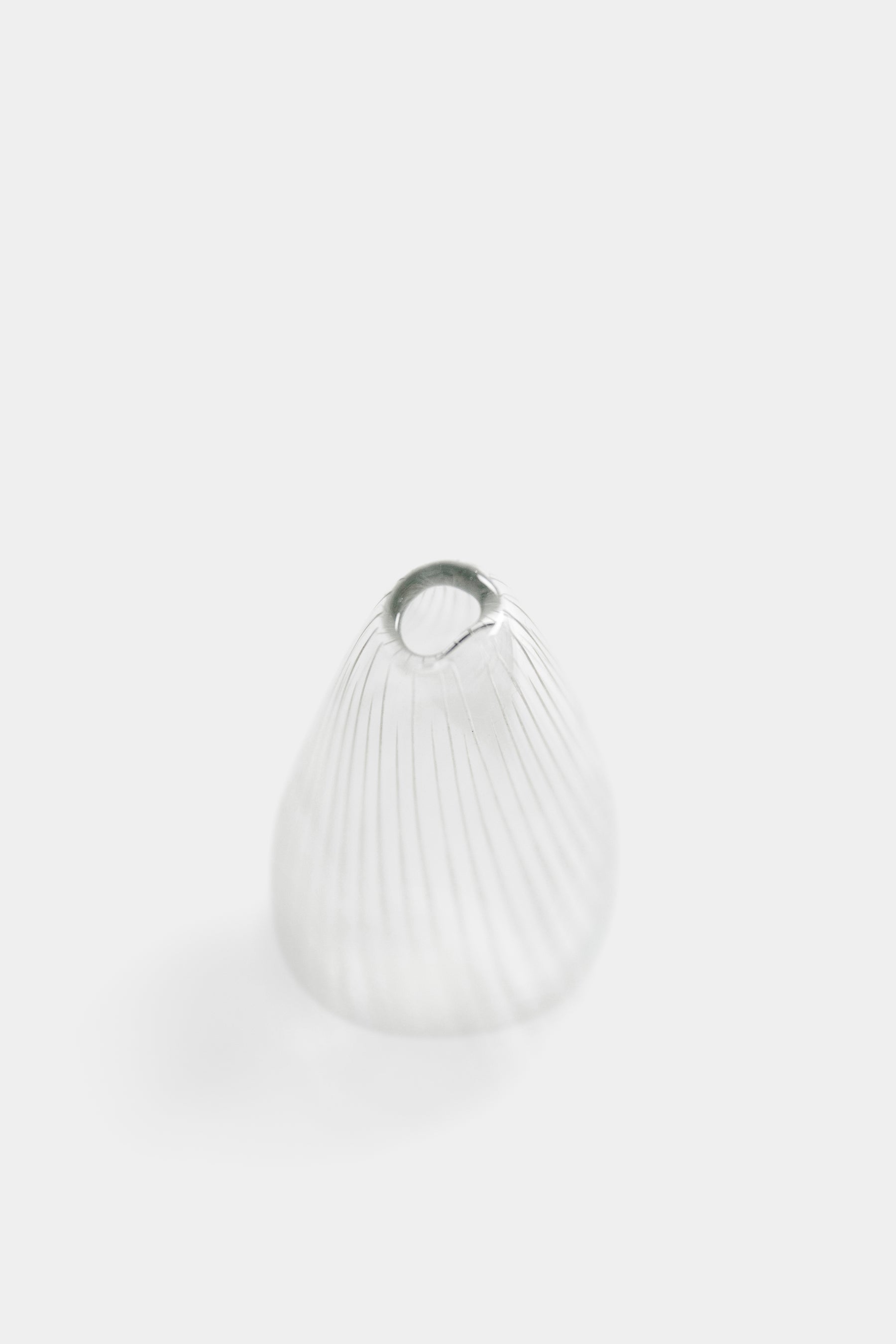 Tapio Wirkkala, Iittala, Gravierte Glas Vase J1673, Finland, 50er