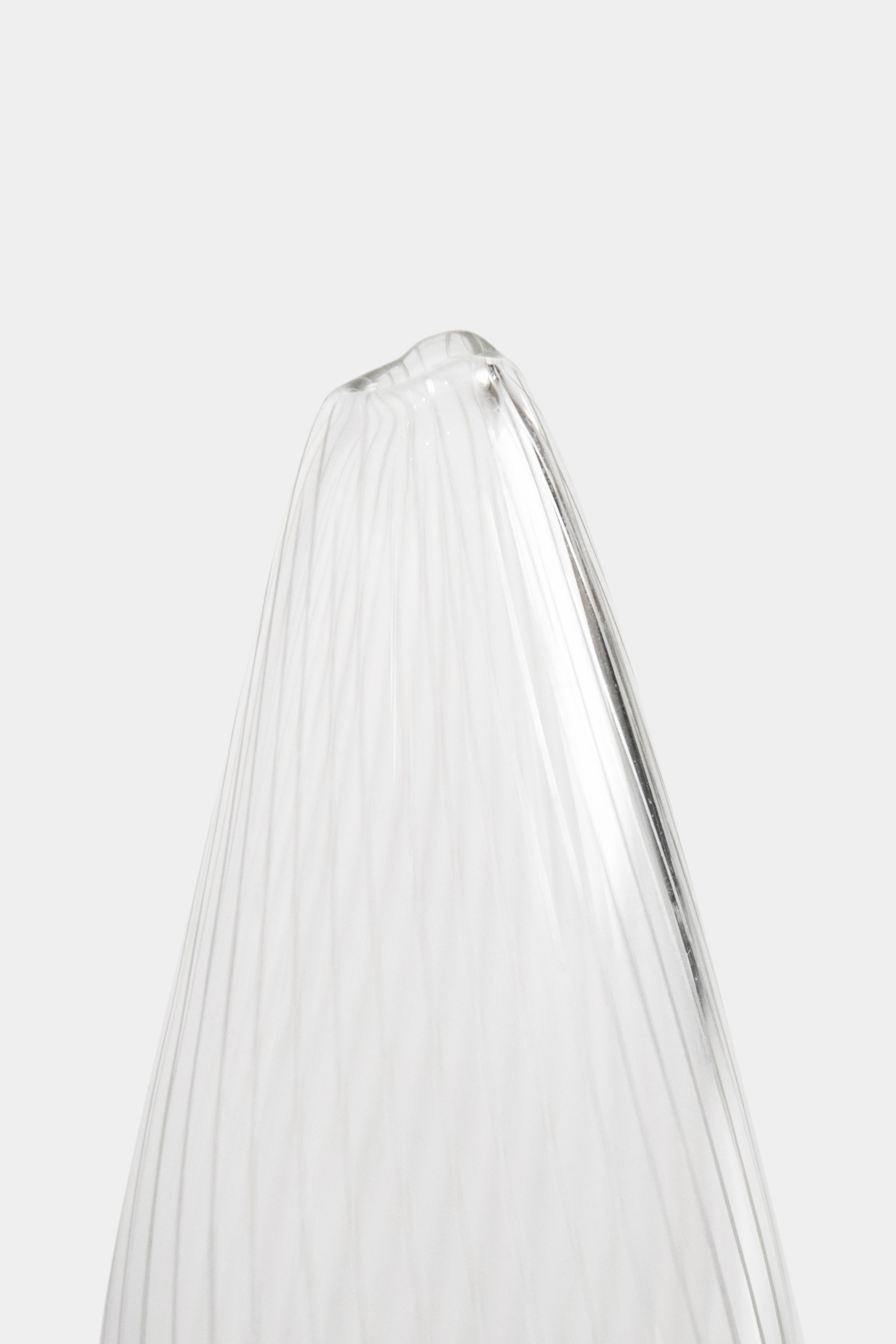 Tapio Wirkkala, Iittala, Gravierte Glas Vase J1673, Finland, 50er