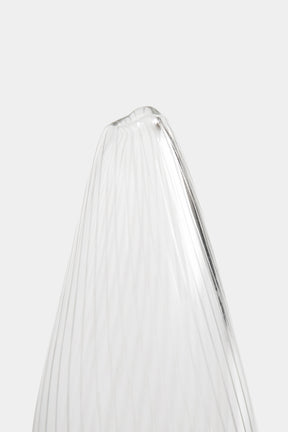 Tapio Wirkkala, Iittala, Gravierte Glas Vase J1673, Finland, 50er