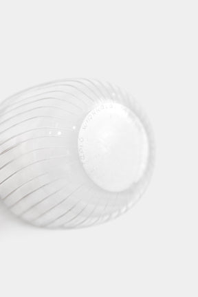 Tapio Wirkkala, Iittala, Gravierte Glas Vase J1673, Finland, 50er