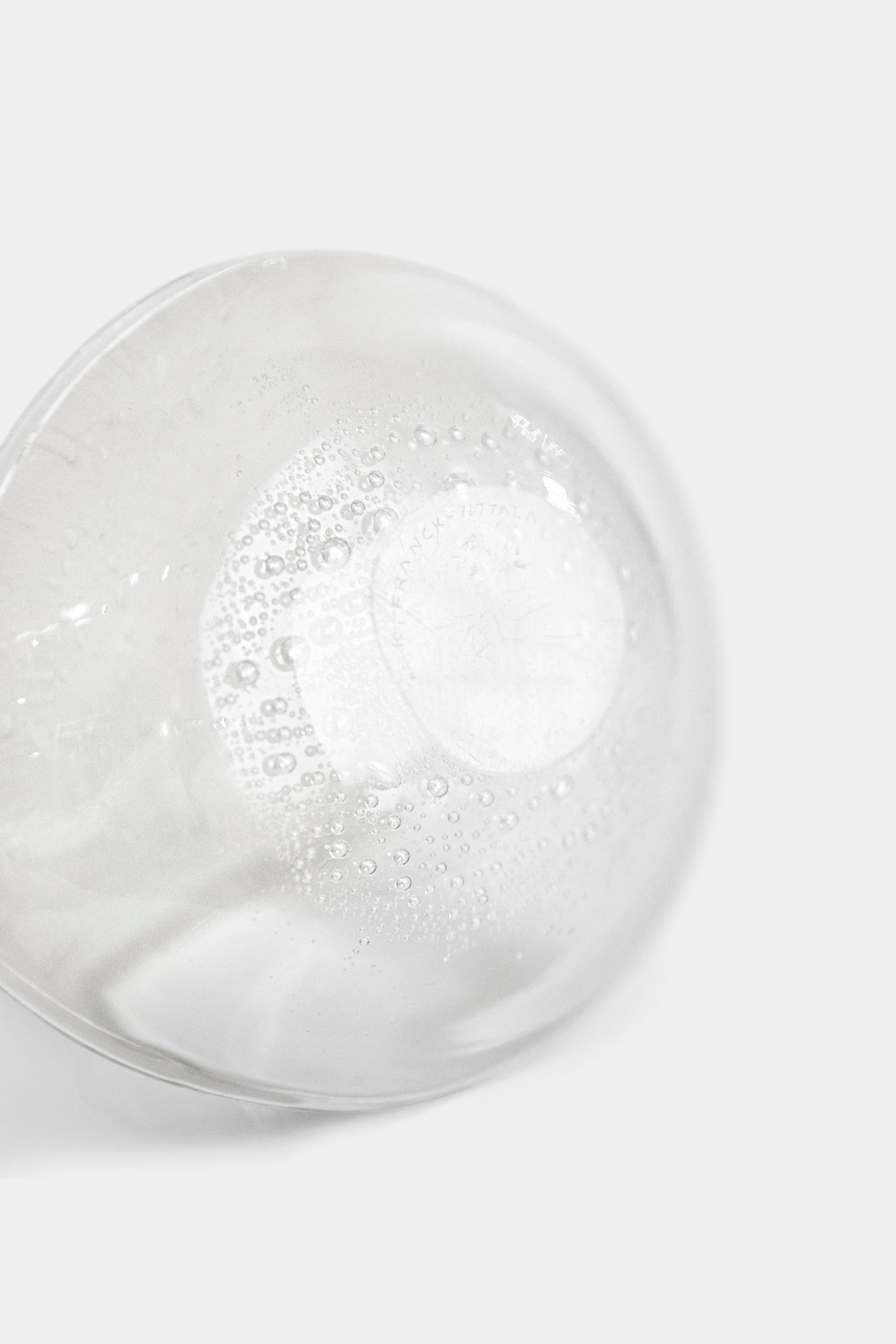 Kaj Franck Glas Schale, Ittala, Bubbles, 60er