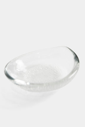 Kaj Franck Glas Schale, Ittala, Bubbles, 60er