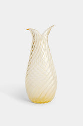 Glas Ercole Barovier Vase Goldeinschlüsse, 50er