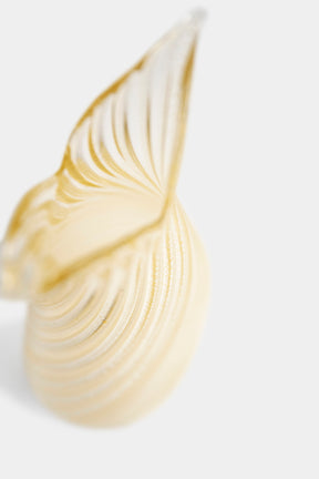 Glas Ercole Barovier Vase Goldeinschlüsse, 50er