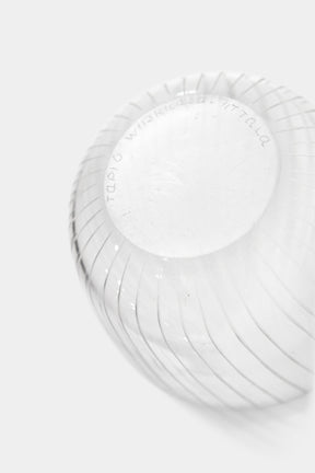 Tapio Wirkkala, Iittala, Gravierte Glas Vase J1673, Finland, 50er