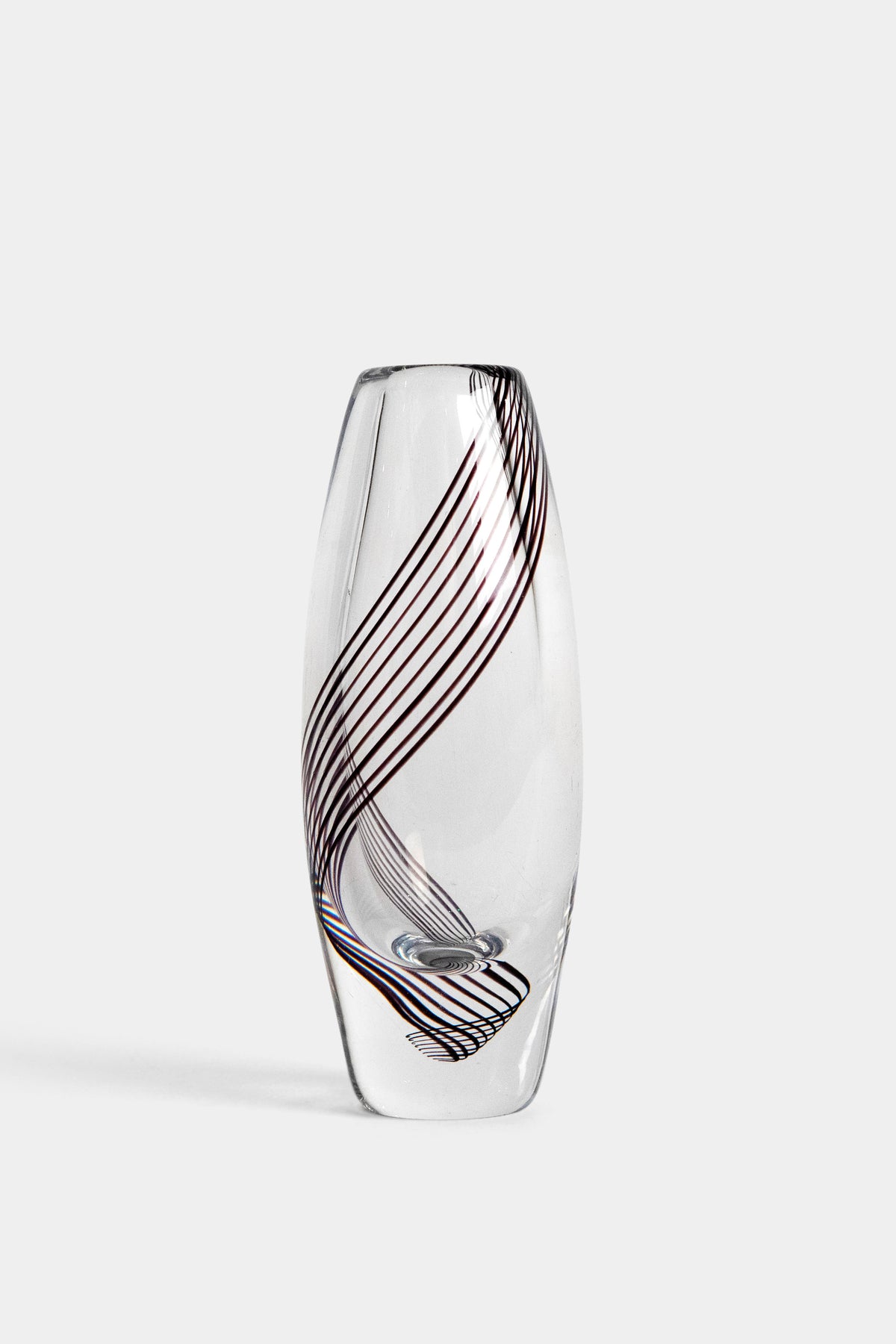 Vicke Lindstrand, Kosta Boda, Art Glas Vase, Schweden, 50er