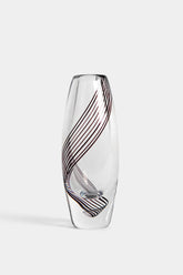 Vicke Lindstrand, Kosta Boda, Art Glas Vase, Schweden, 50er