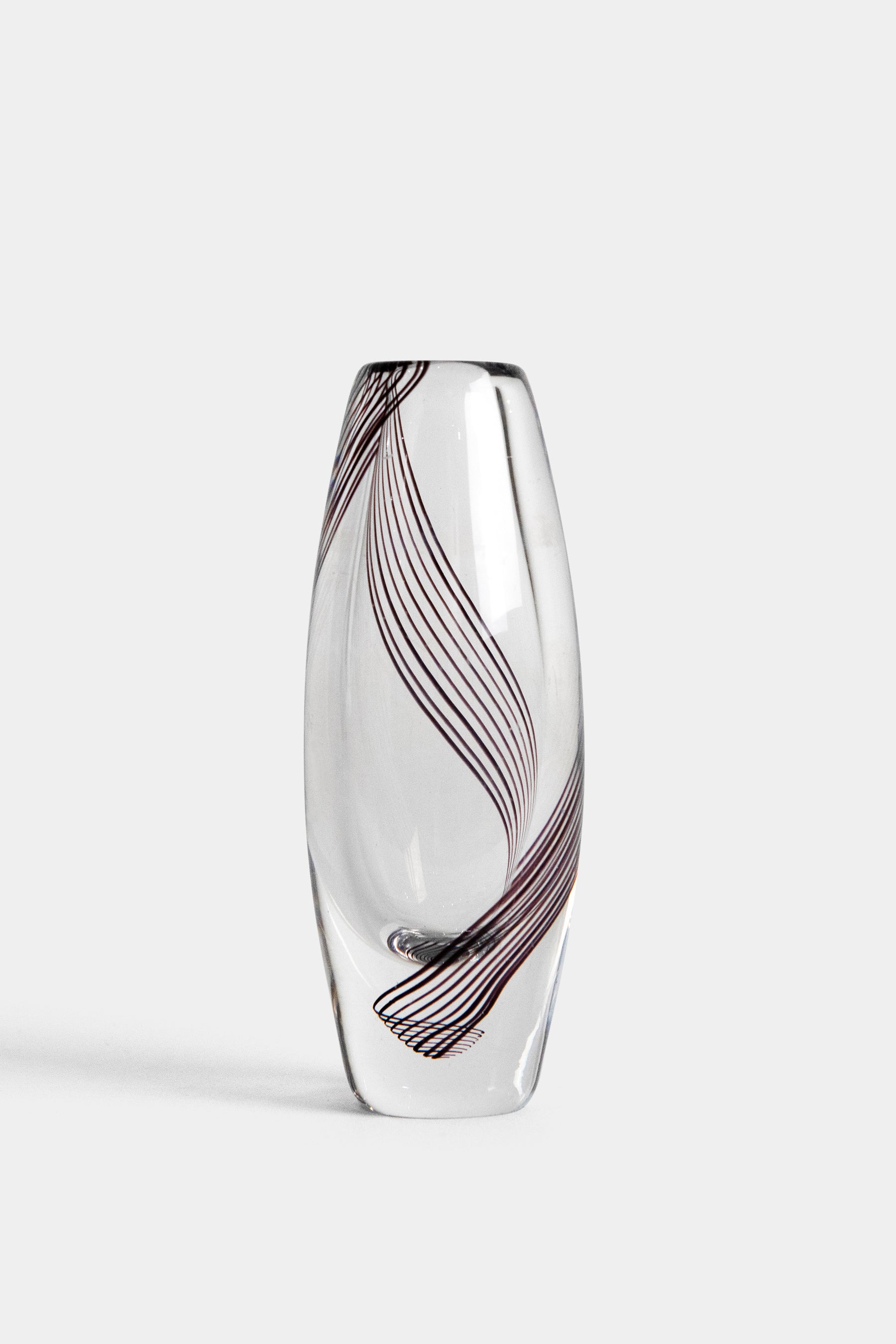 Vicke Lindstrand, Kosta Boda, Art Glas Vase, Schweden, 50er