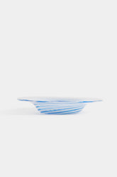 Seguso Murano Glass Spiral Plate