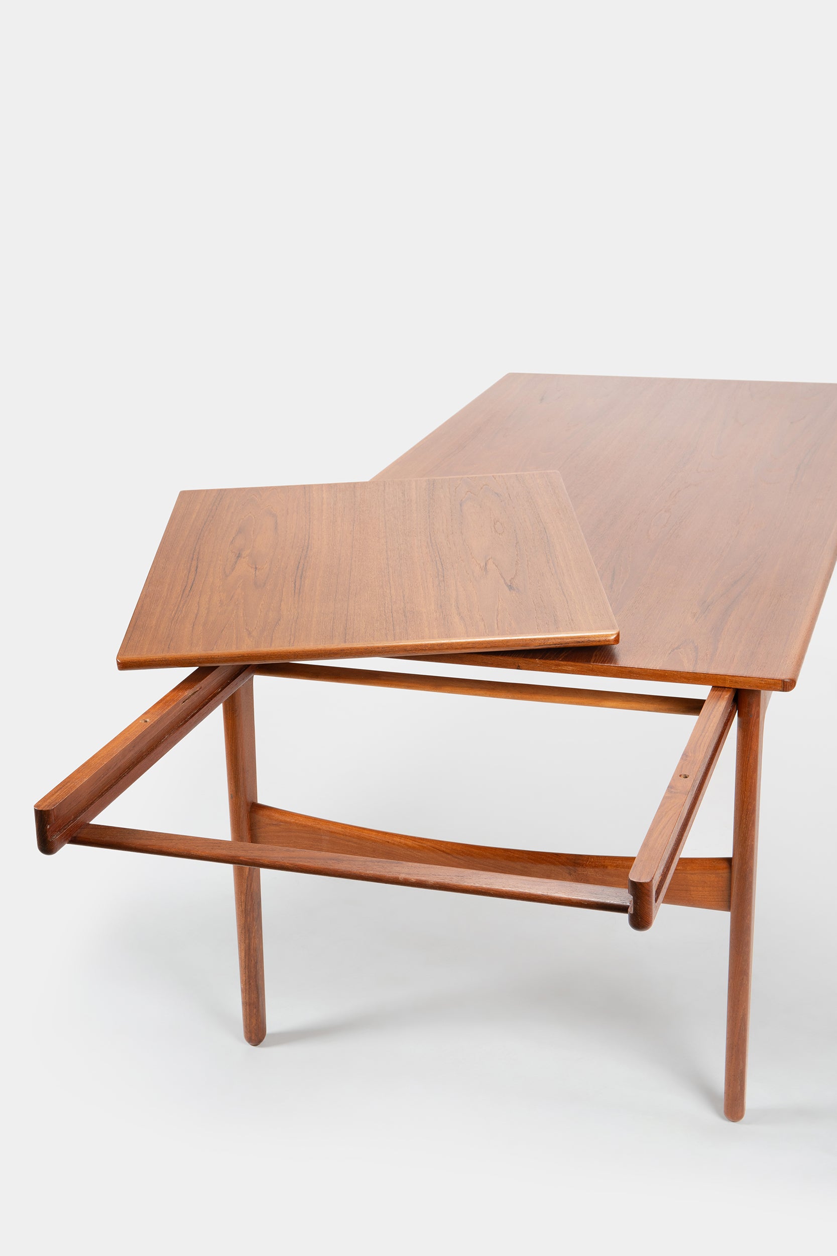 XL Knud Andersen, J.C.A. Jensen, Ausziehtisch, Dänemark, 60er