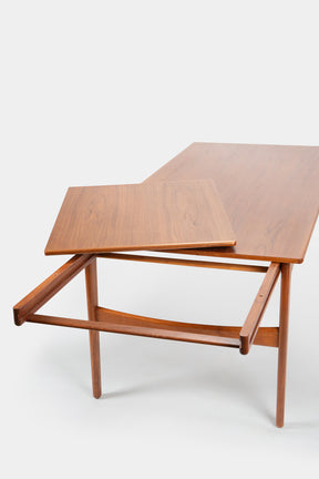 XL Knud Andersen, J.C.A. Jensen, Ausziehtisch, Dänemark, 60er