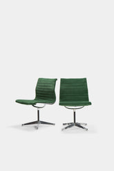 2 Charles&Ray Eames, Vitra, EA 105, Aluminium Stühle, 50er