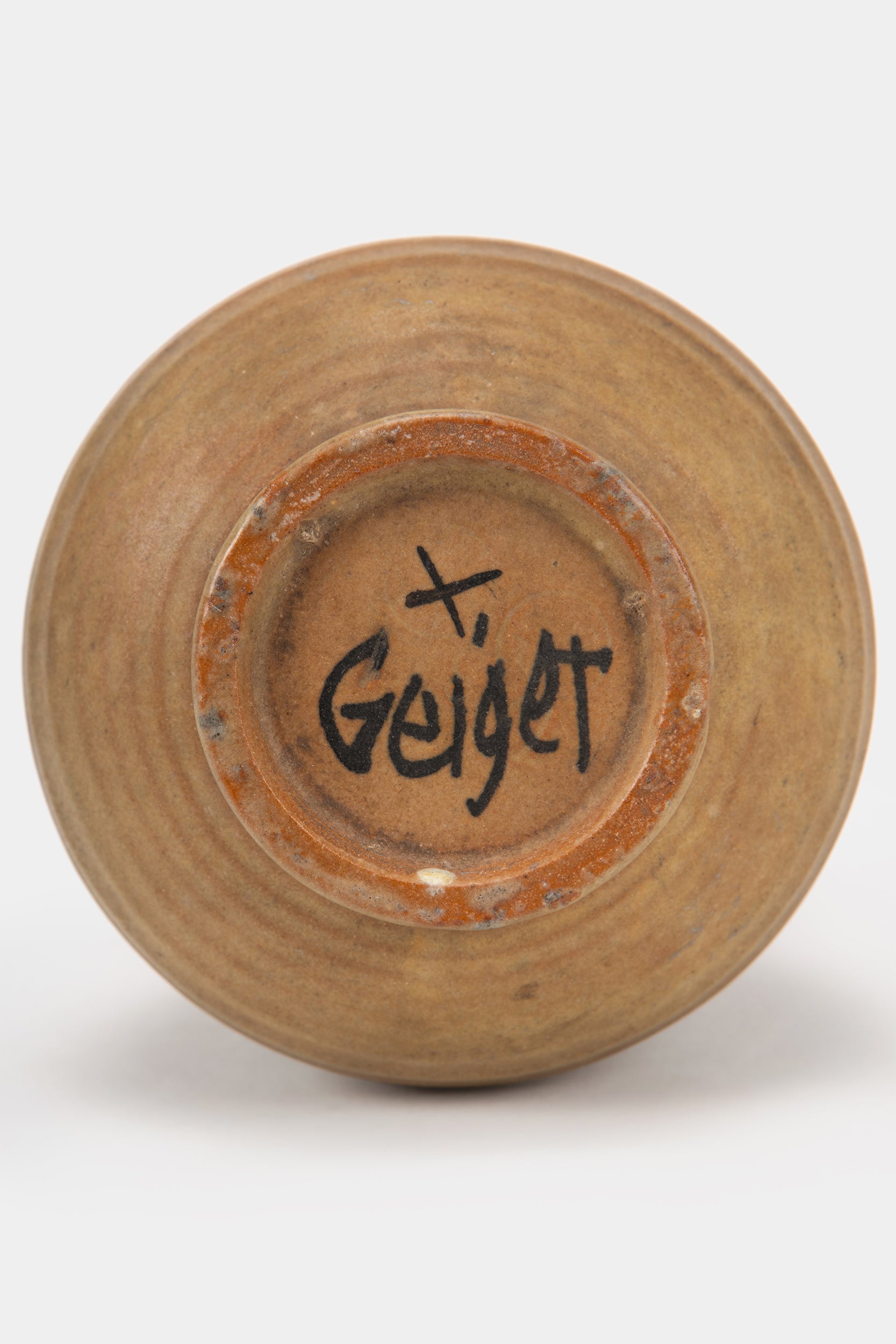 Benno Geiger, Keramikvase, Schweiz, 50er