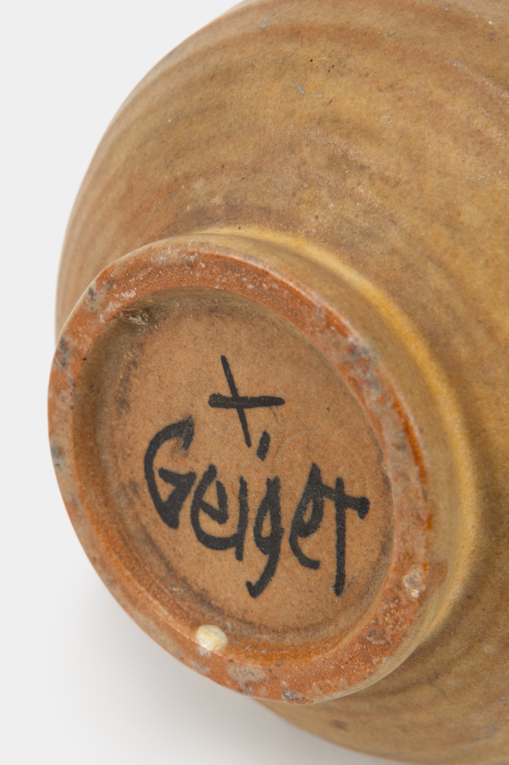 Benno Geiger, Keramikvase, Schweiz, 50er