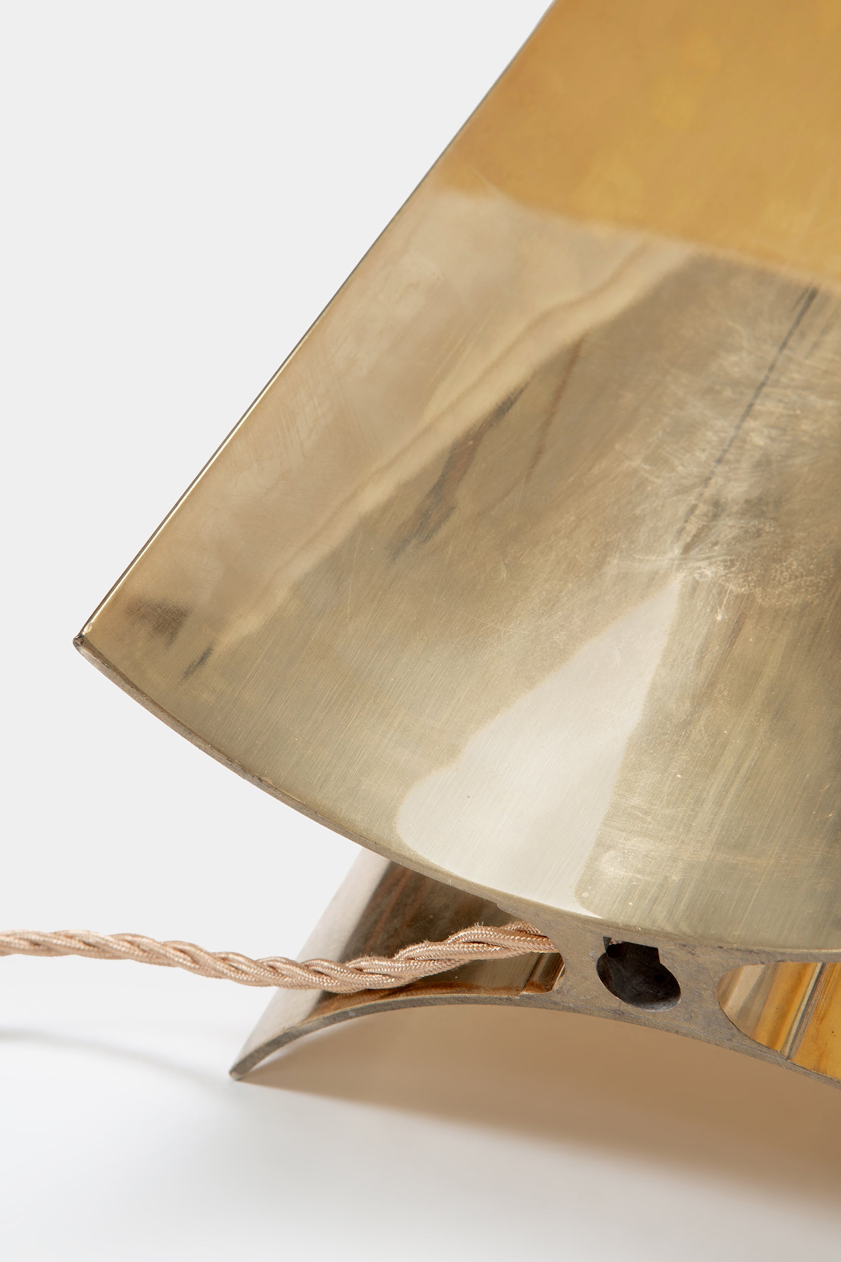 Grosse Skulpturale Italienische Tischlampe, 70er