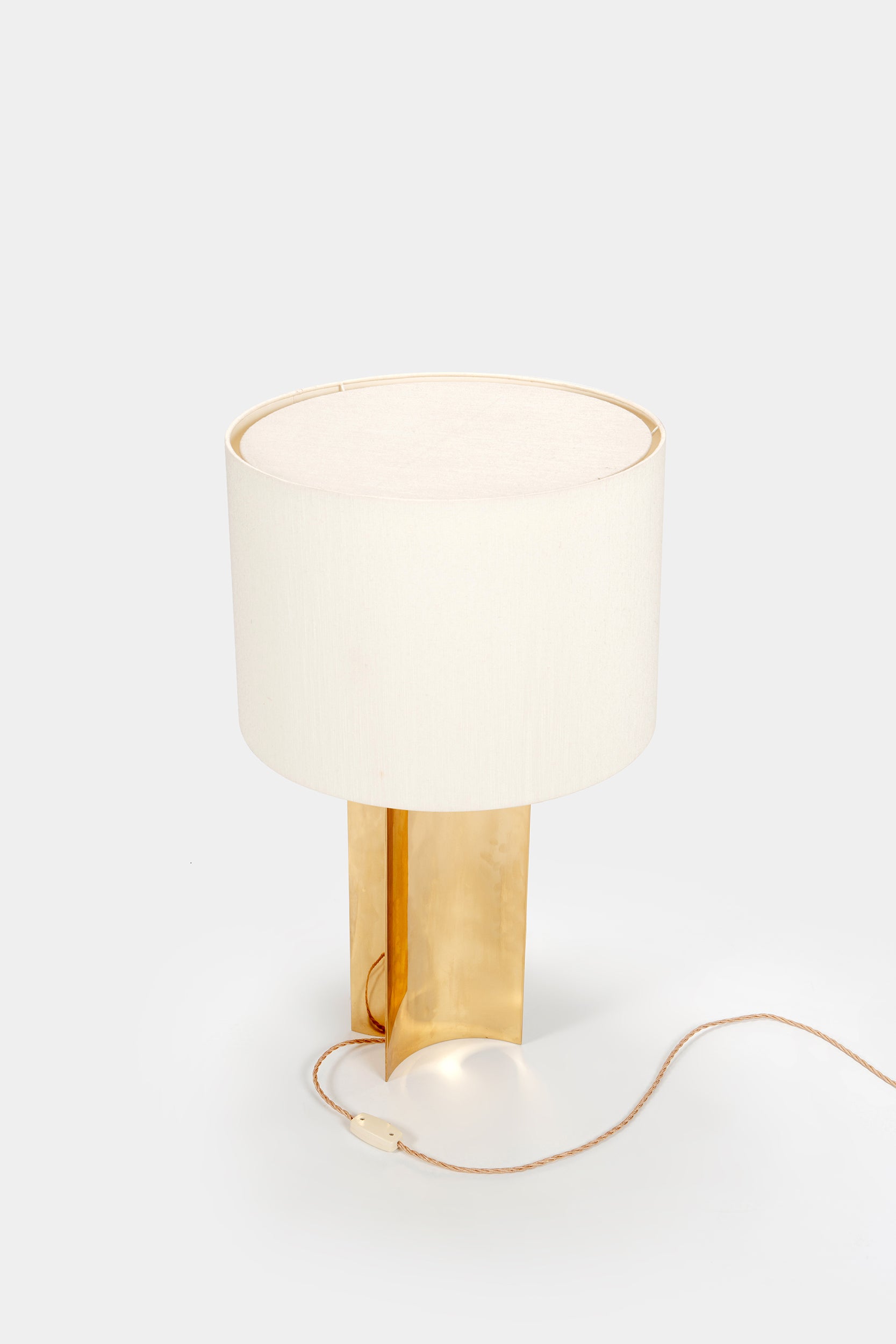 Grosse Skulpturale Italienische Tischlampe, 70er