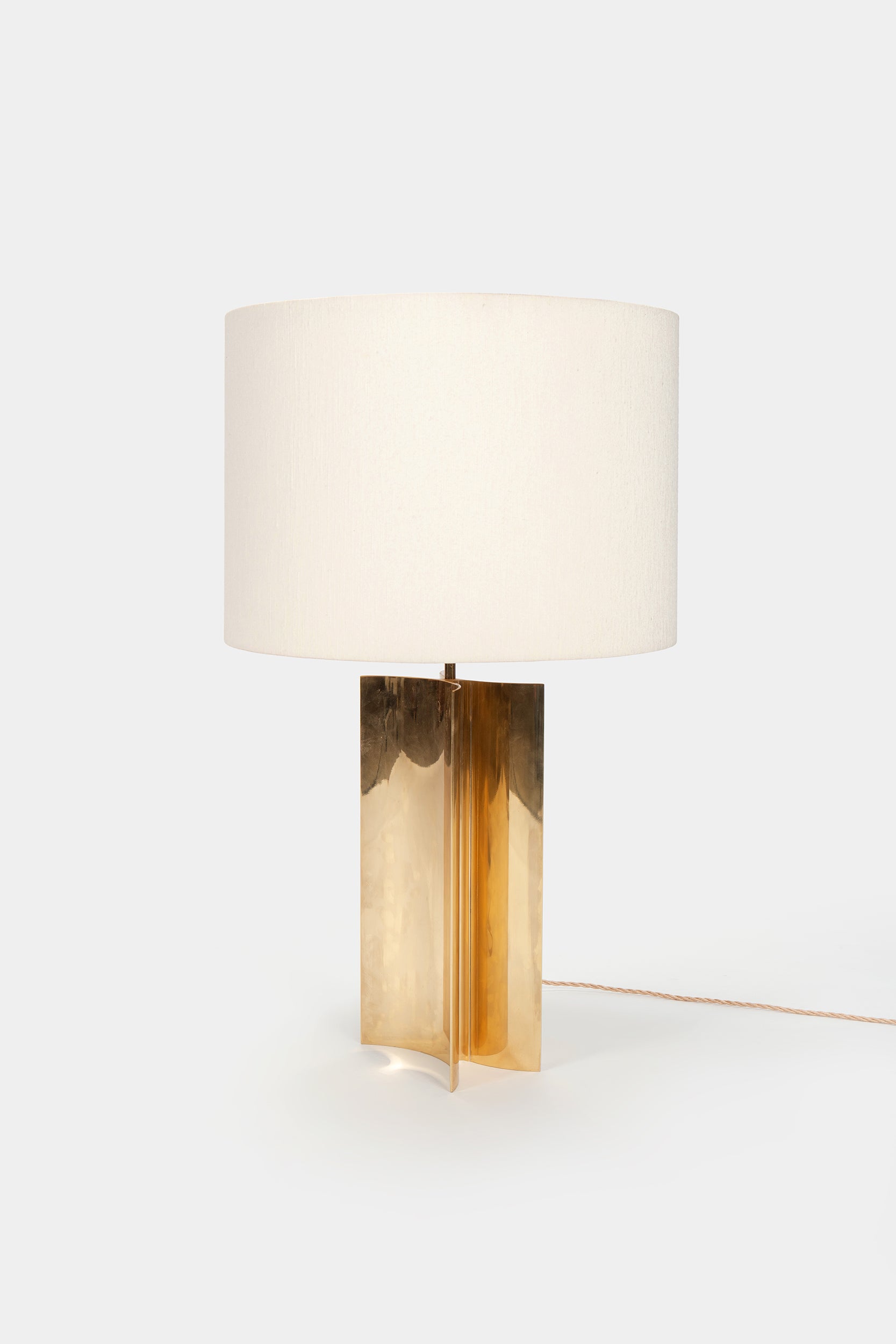 Grosse Skulpturale Italienische Tischlampe, 70er