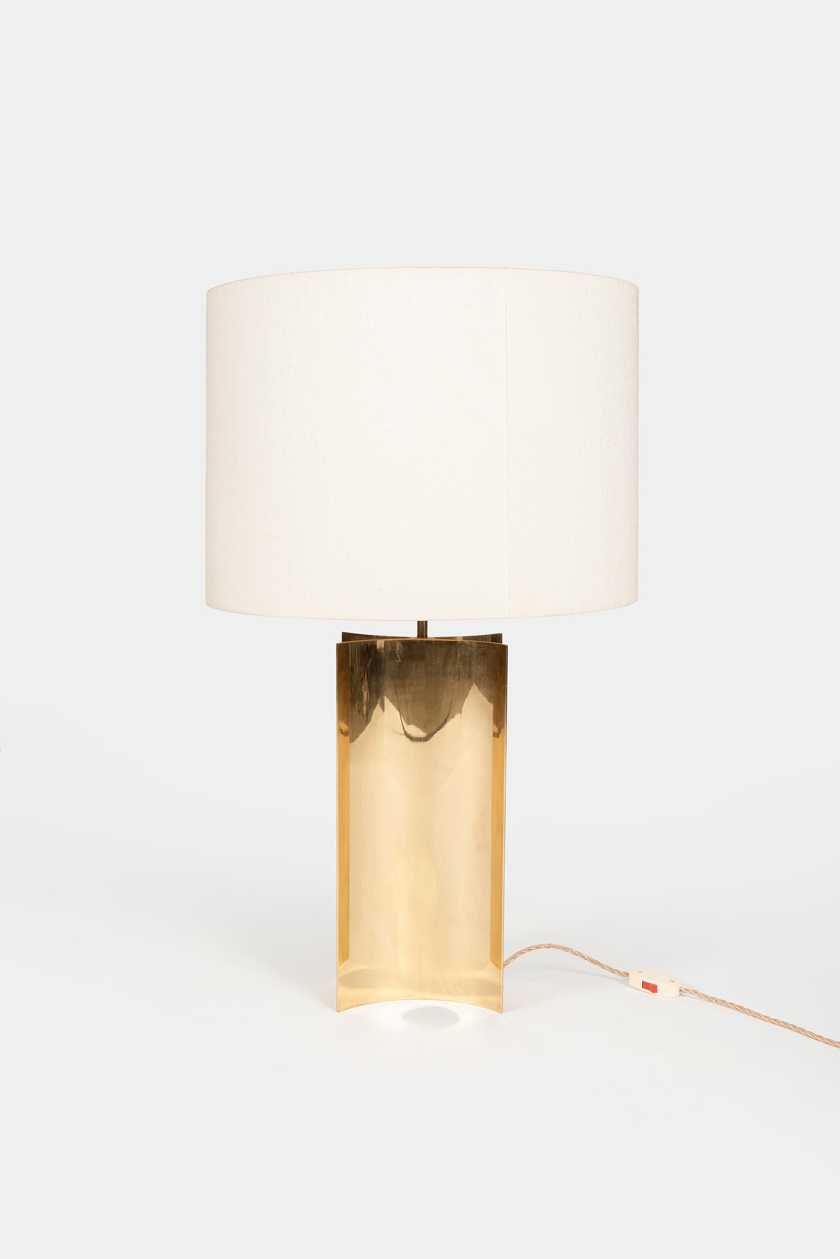Grosse Skulpturale Italienische Tischlampe, 70er