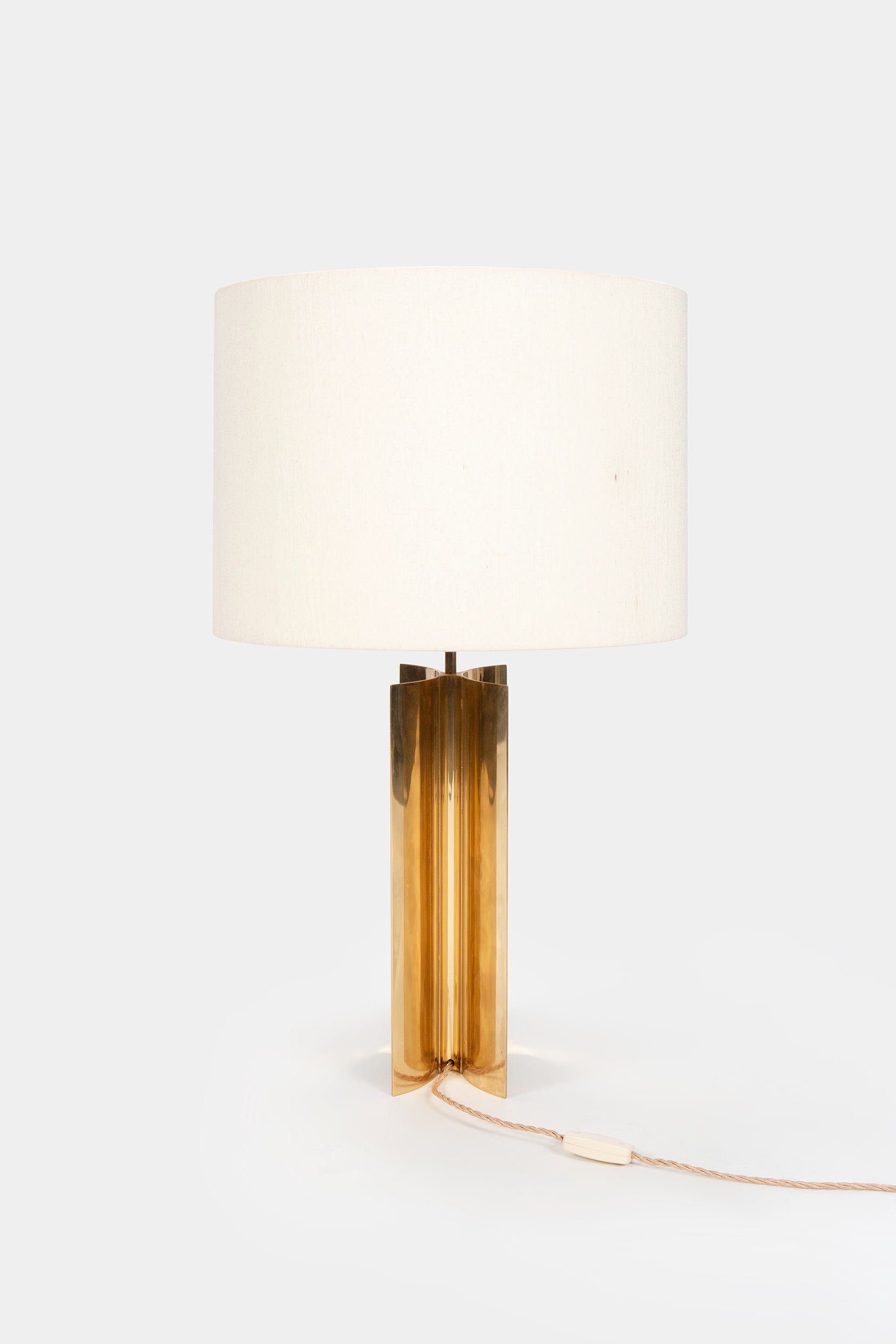 Grosse Skulpturale Italienische Tischlampe, 70er