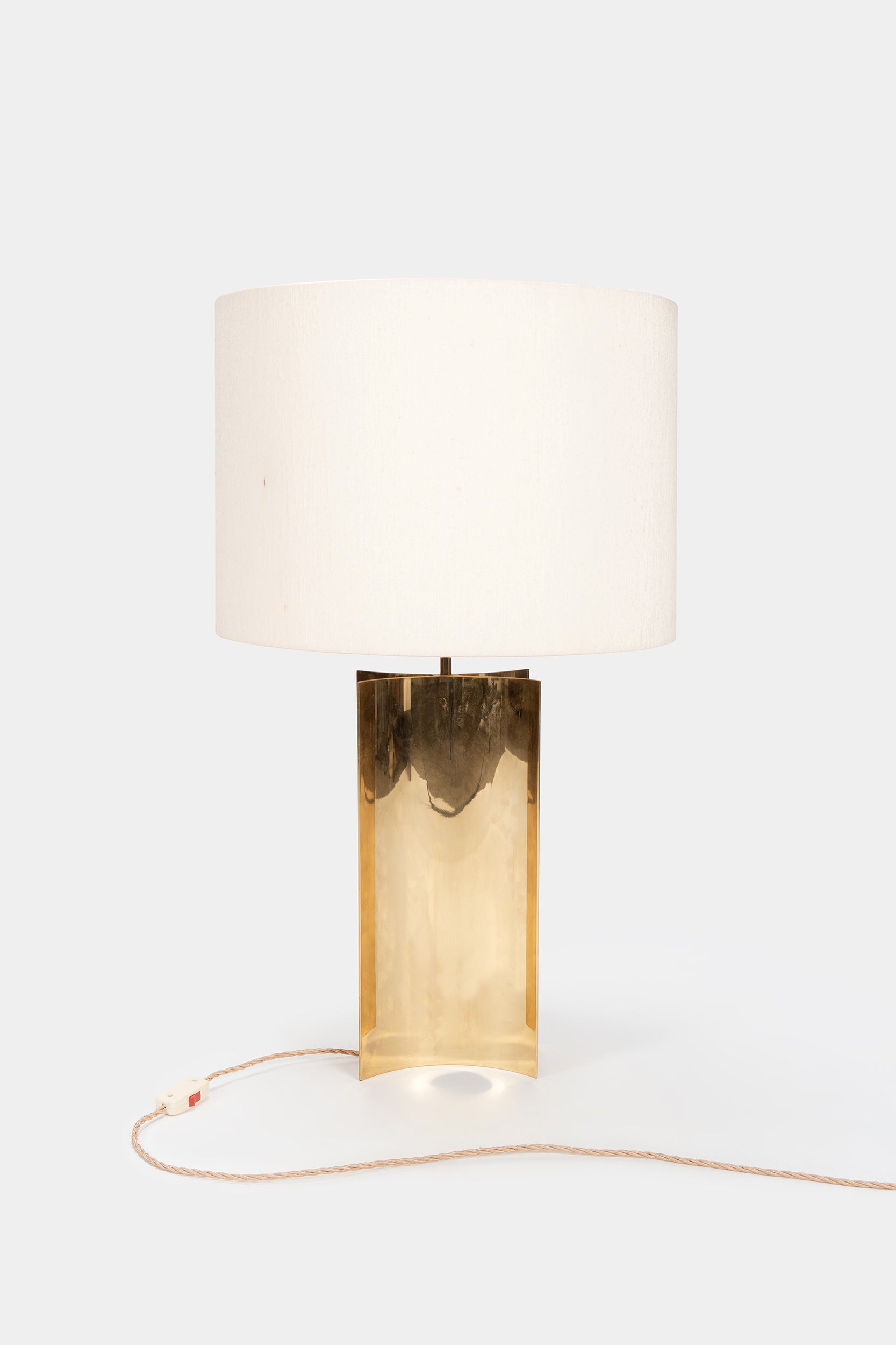 Grosse Skulpturale Italienische Tischlampe, 70er
