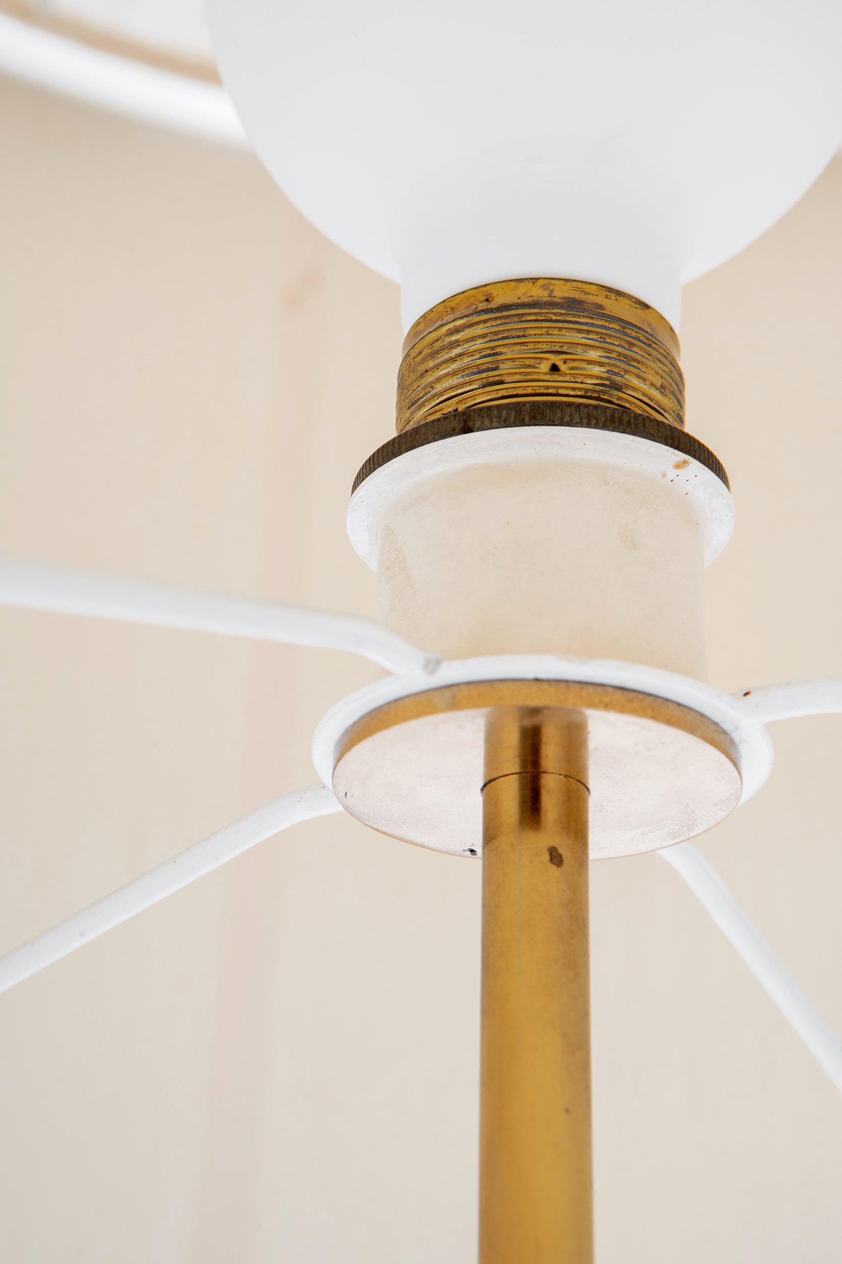 Grosse Skulpturale Italienische Tischlampe, 70er