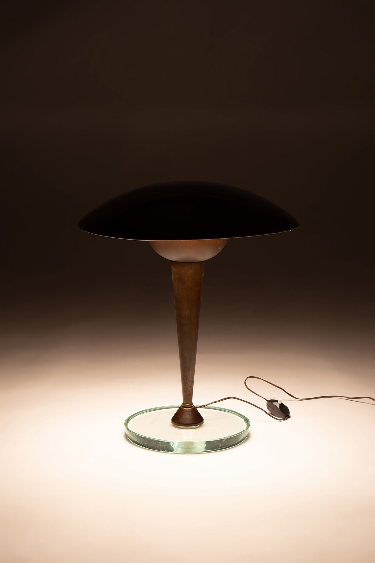 Pietro Chiesa, Stilnovo, Tischlampe, Italien, 50er
