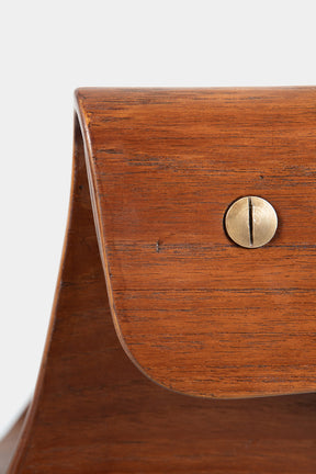Carlo Ratti, Office Chair "Genziana", Rotatable, Industria Legni Curvati, Italy, 50s