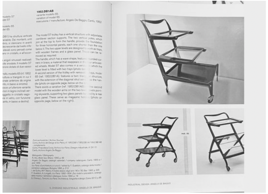 Ico & Luisa Parisi, De Baggis, Model 65, Italy, 50s