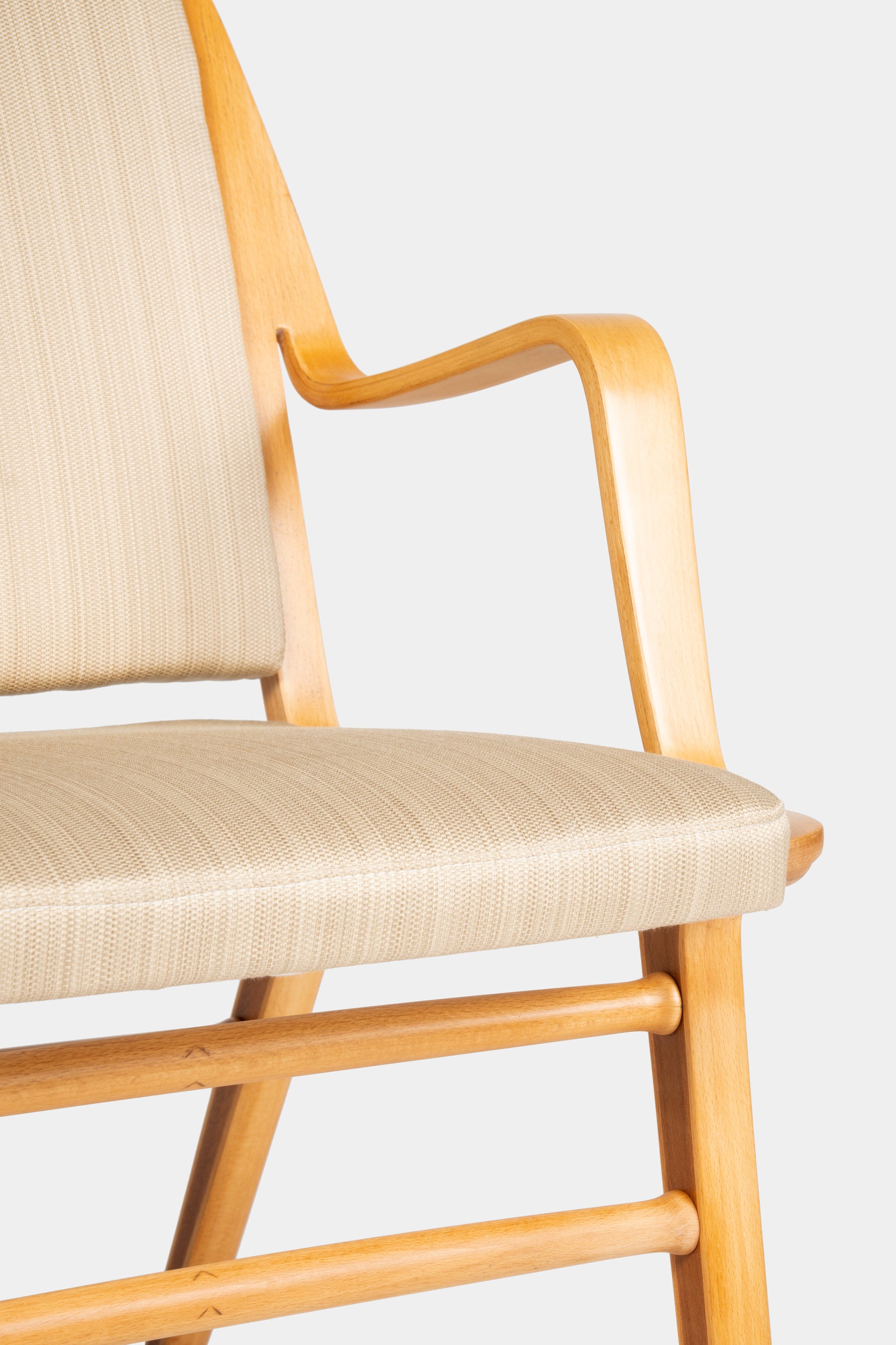 Pair Peter Hvidt & Orla Molgaard Nielsen Chairs, Fritz Hansen, Denmark, 1960s