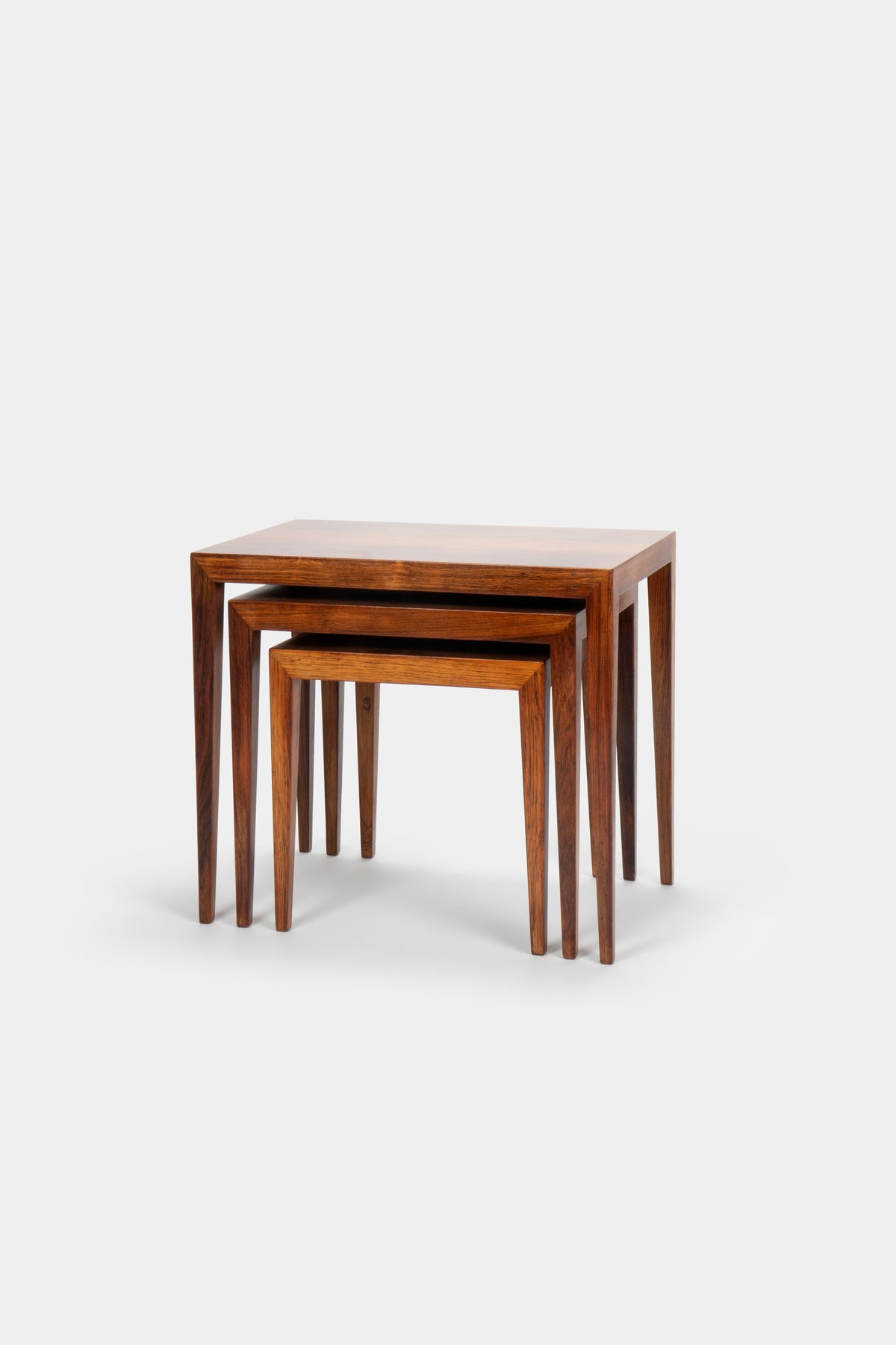 Severin Hansen, Haslev Møbelsnedkeri, Nesting Tables, Denmark, 50s